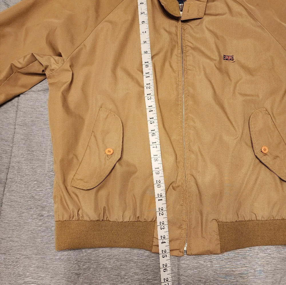 Vintage Brittania Westwind Jacket Men's Large Brown Lined Full Zip - Picture 8 of 10